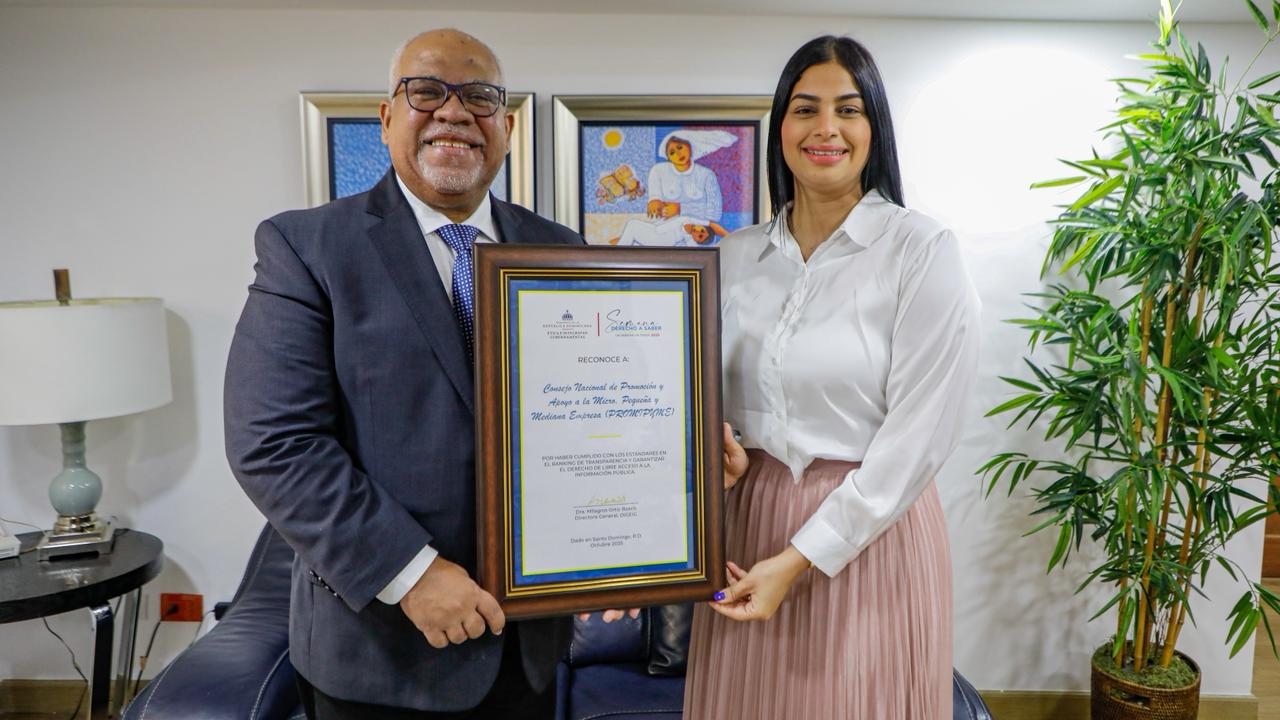 DIGEIG reconoce a Promipyme por su compromiso con la transparencia